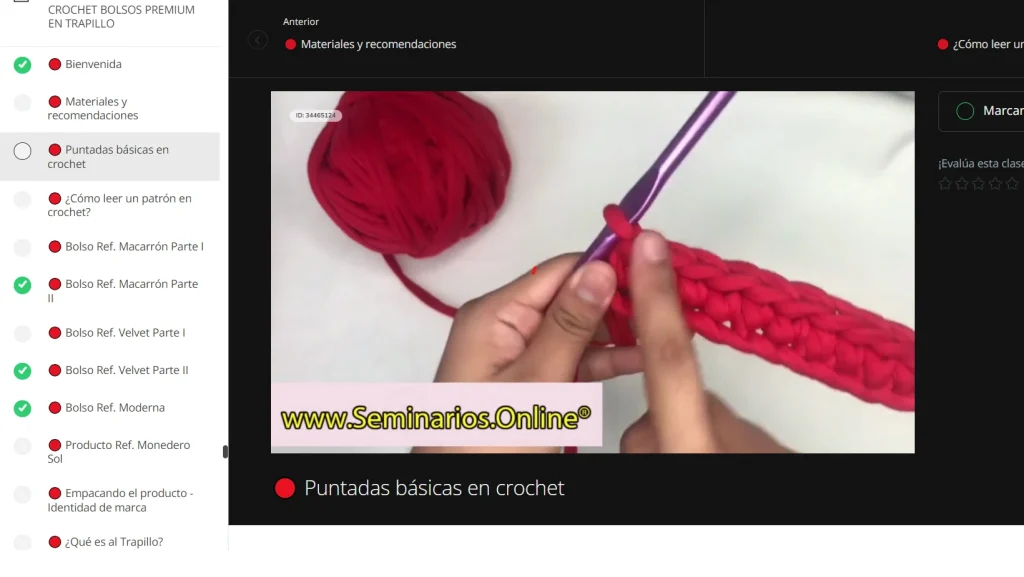 curso bolsos trapillo por dentro